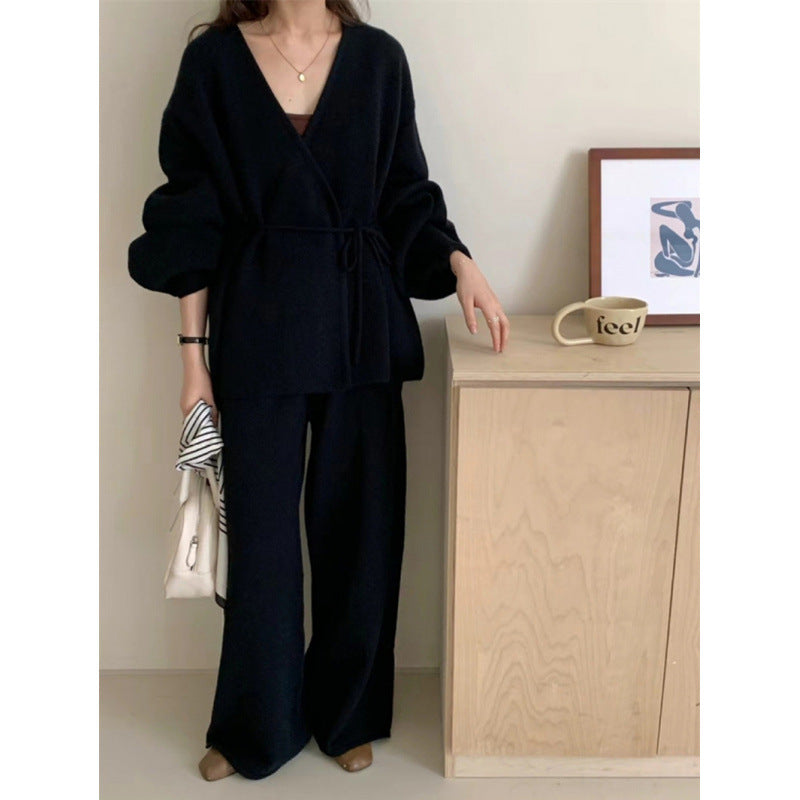 Veste enveloppante pour femmes avec coupe large et ceinture Chic & Stil