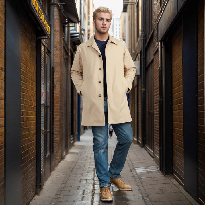 Casual transitional coat for men Lune London