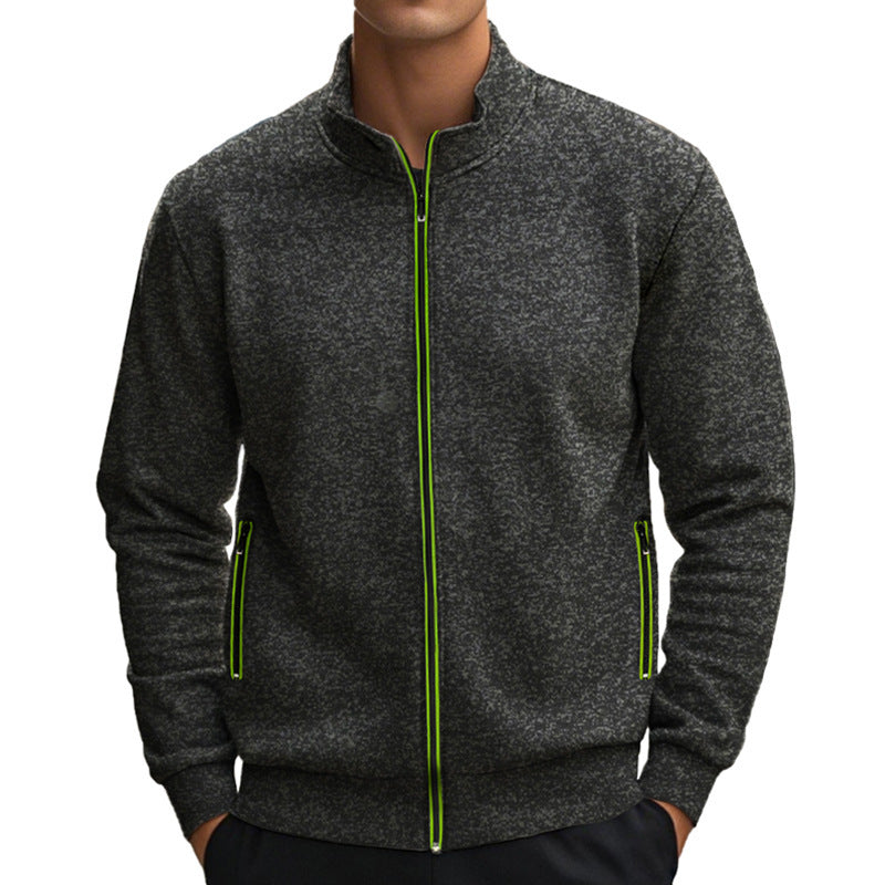 Men's high-quality training jacket with breathable structure and trendy zip Chic and style