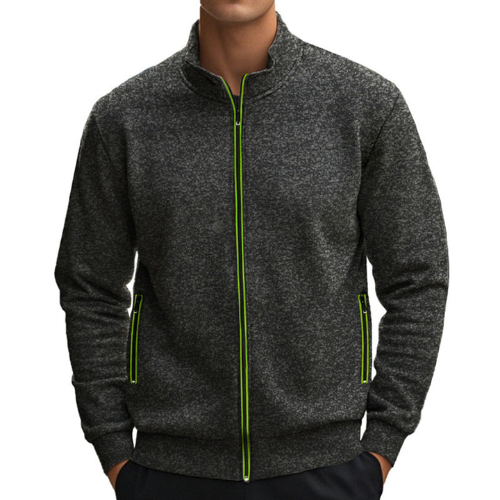 Men's high-quality training jacket with breathable structure and trendy zip Chic and style