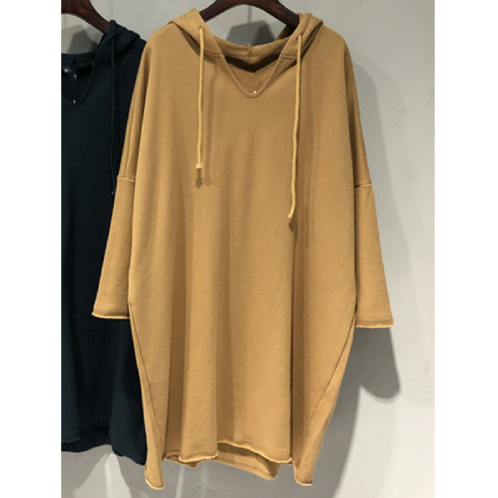 Women's hoodie dress with generous cut and hood Lune London