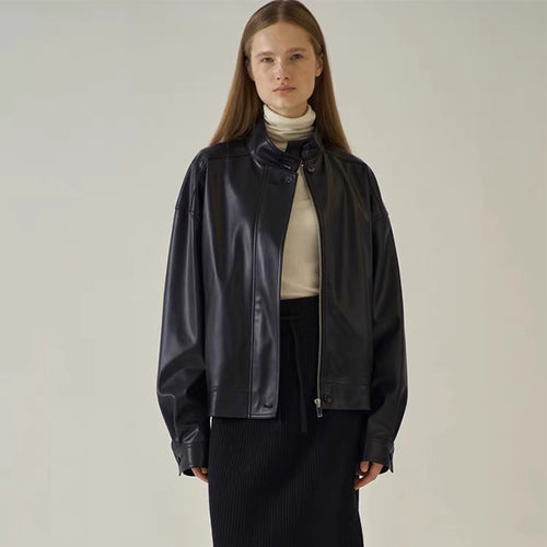 Veste en cuir pour femme Chic & Stil