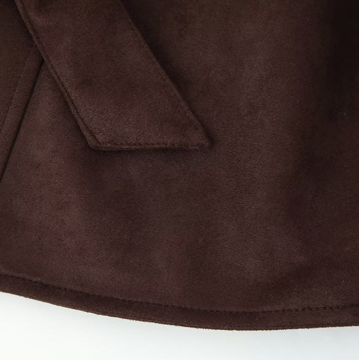 Elegant women's oversized bomber jacket with belted waist Lune London