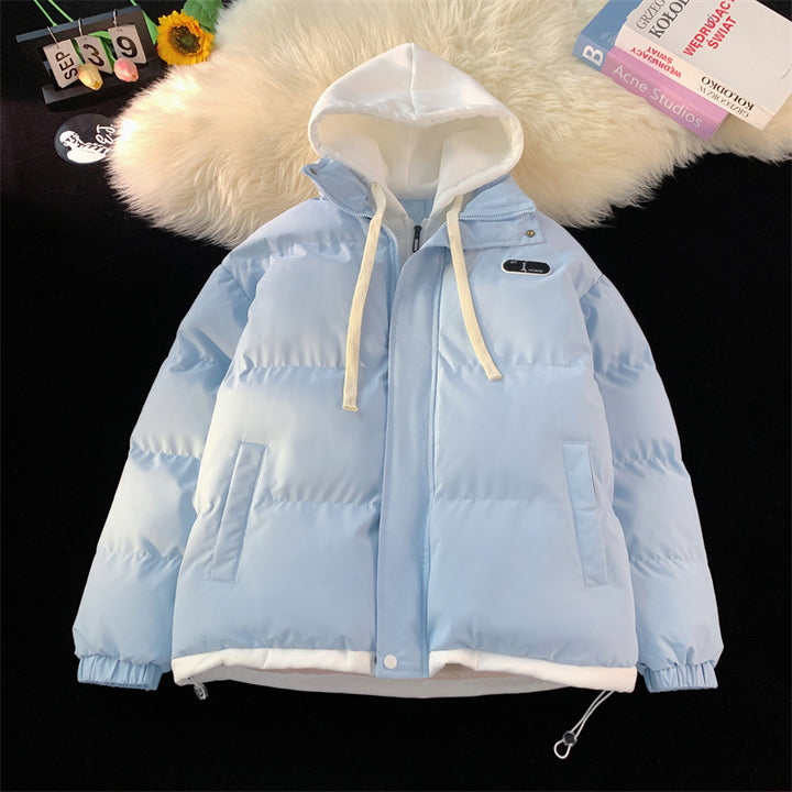 Ladies insulated winter coat with removable hood area Lune London