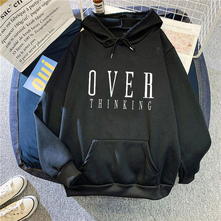 Women's hoodie with creative typography design Chic & Stil