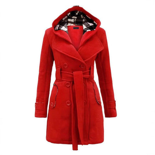 Women Elegant and Comfortable Short Transition Jacket with Hood Amarae