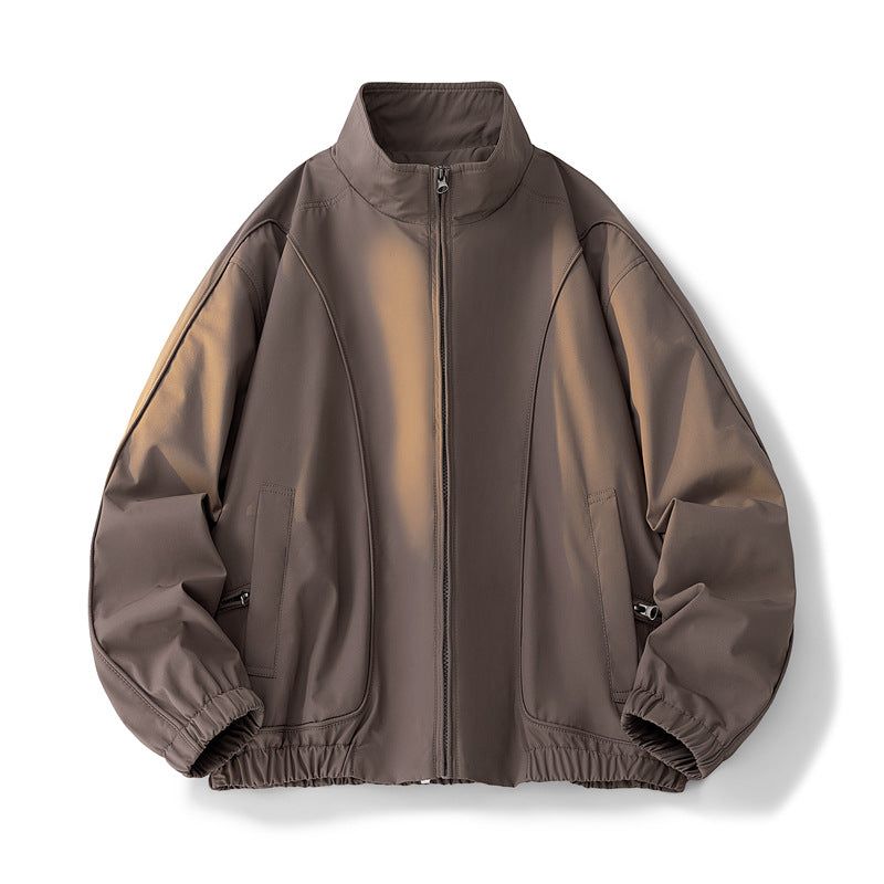 Custom women's transition jacket with elastic waist and practical pockets Lune London