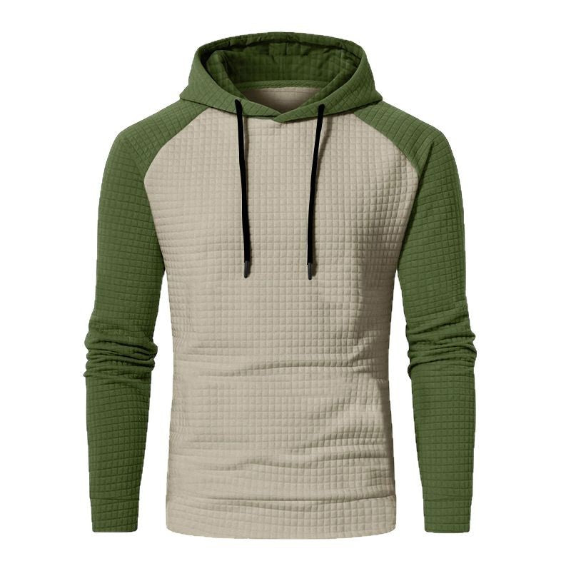 Men's hoodie with textured design Amarae