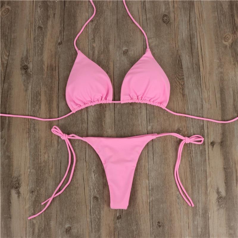 Women's bikini set with adjustable straps and minimalist design Lune London