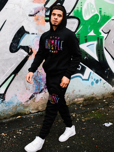Women's sporty hoodie and jogger sweat outfit with motivational print Amarae