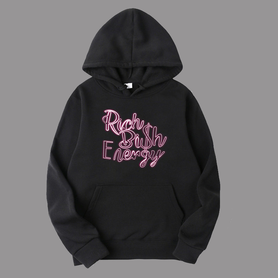 Ladies' hoodie with creative inscription Lune London