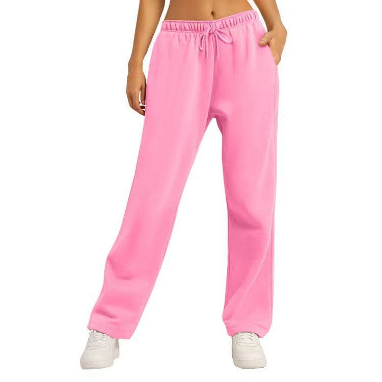 Women's casual leisure pants with high wearing comfort and elastic waistband Chic & Stil