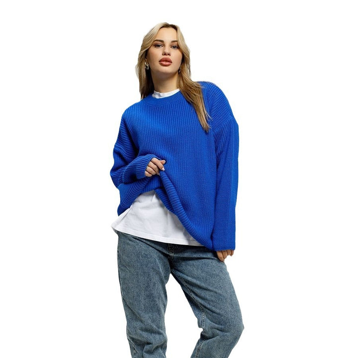 Pull en maille confortable pour femmes au style décontracté Chic & Stil
