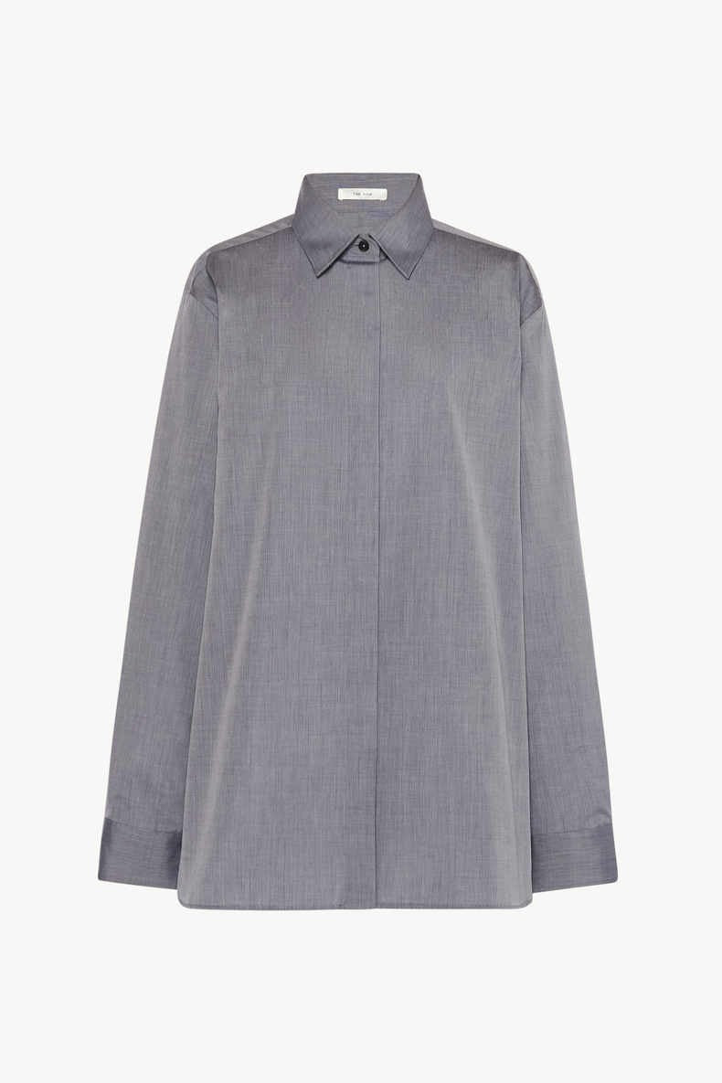 Blouse à manches longues pour femmes avec coupe moderne et texture fine Chic & Stil