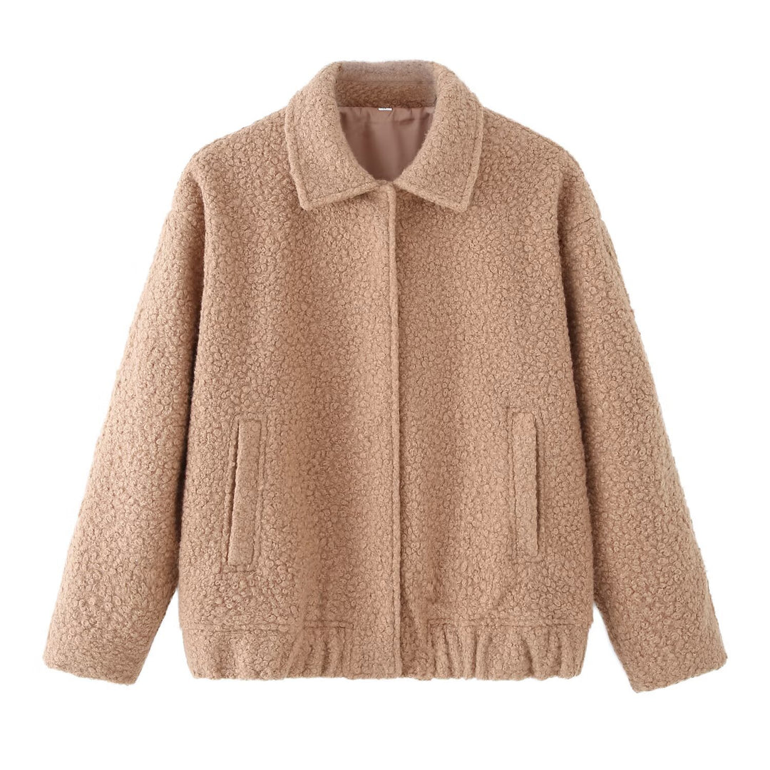 Women's cozy teddy jacket with modern cut Lune London