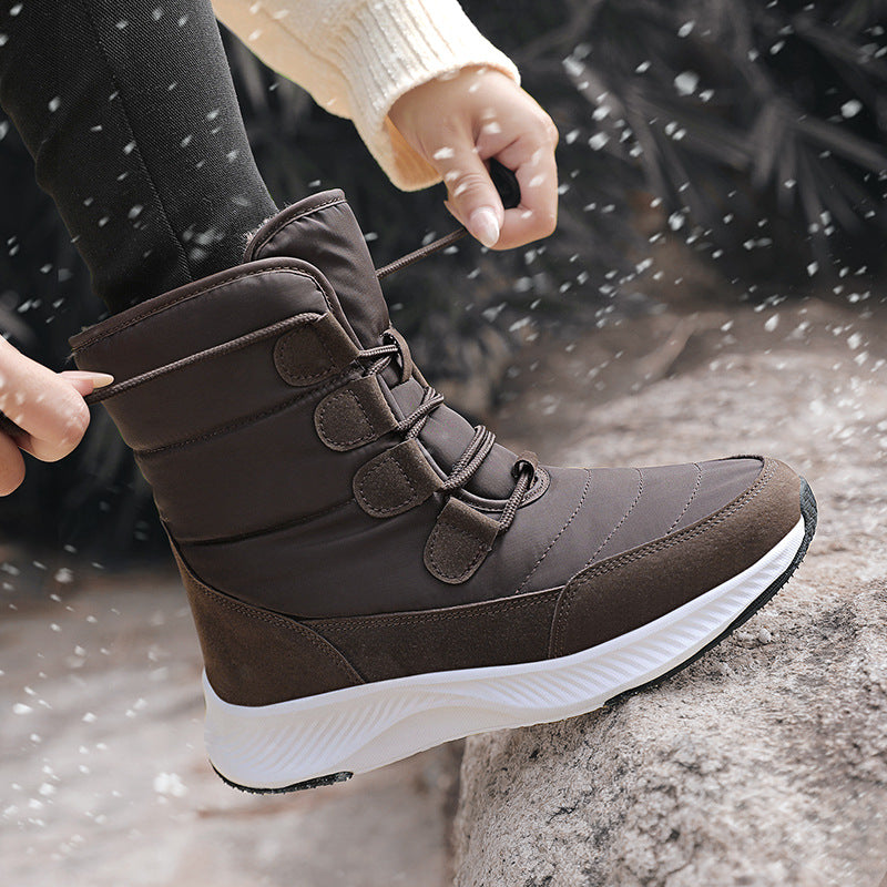 Women Insulated Padded Winter Boots with Insulation and Non-Slip EVA Sole Amarae