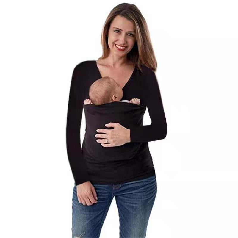 Knitted sweater to wear for women with V-neck and long sleeves Lune London