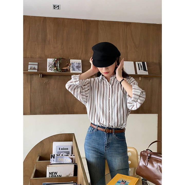 Ladies casual striped blouse Chic & Stil