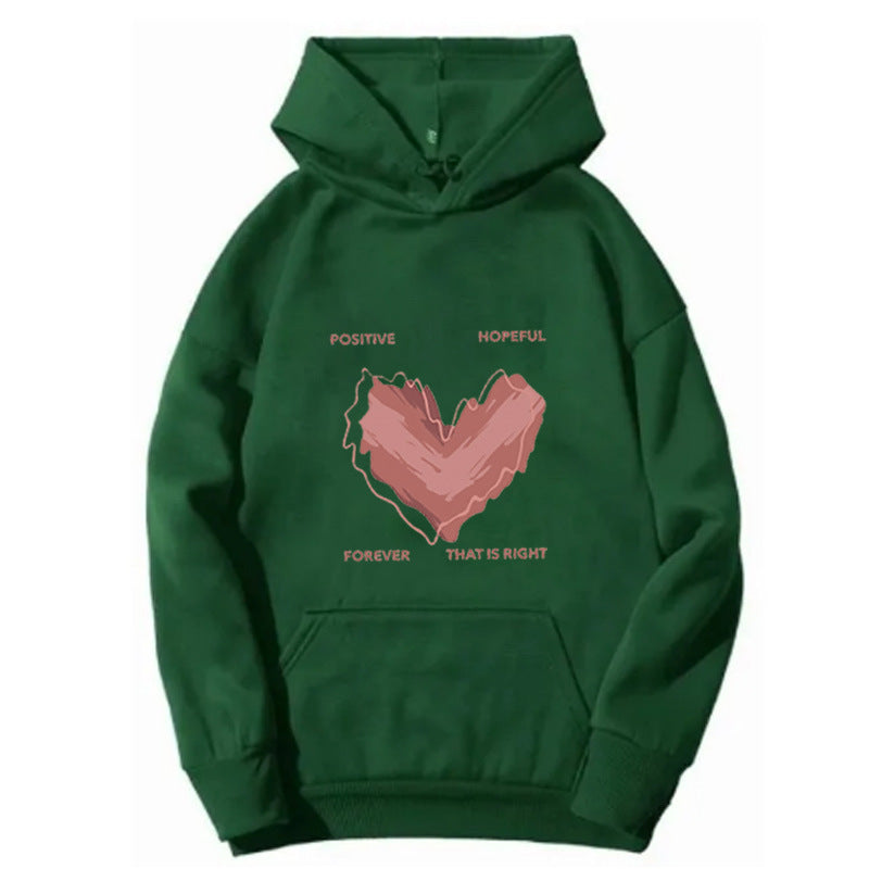 Women's hoodie with inspiring heart motif Chic & Stil
