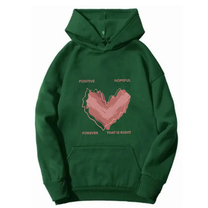 Women's hoodie with inspiring heart motif Chic & Stil
