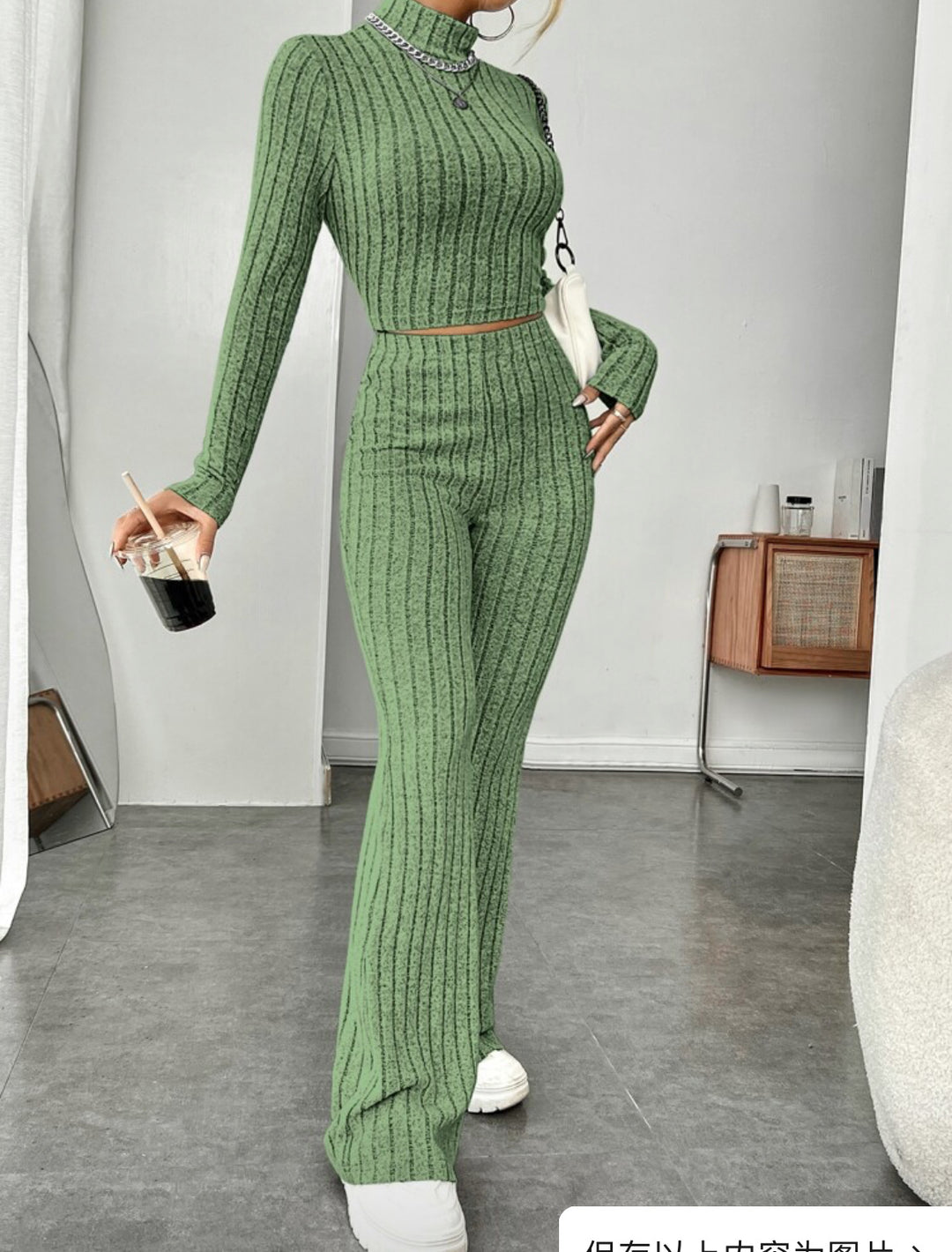Amarae ribbed sporty loungewear set for women