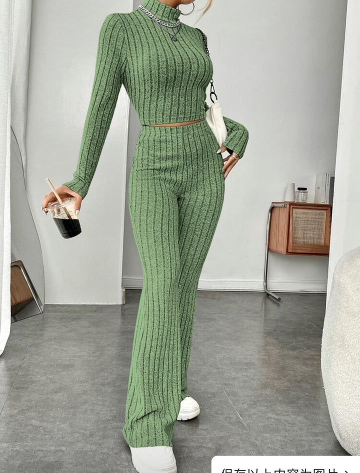 Amarae ribbed sporty loungewear set for women