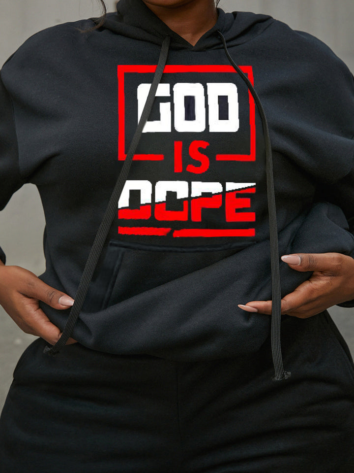 Men's sports hoodie and jogger pants set with inspiring Lune London inscription