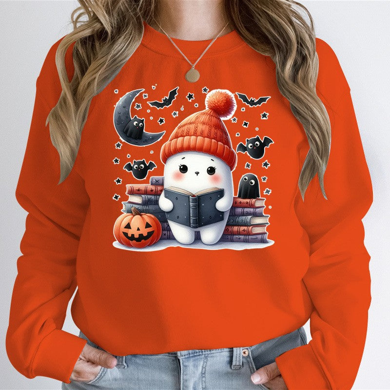 Women's sweatshirt with playful Halloween motif and high-quality material Lune London