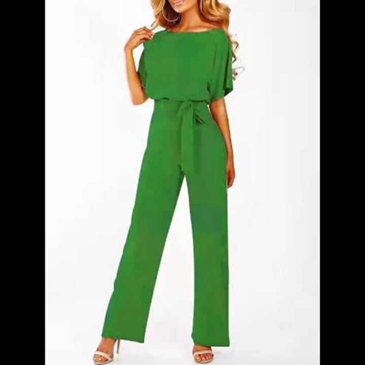 Elegant set for women consisting of a flowing blouse and flared pants Lune London
