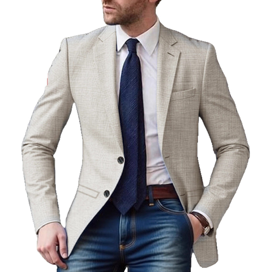 Business blazer for men tailored with a fine texture and elegant details Lune London