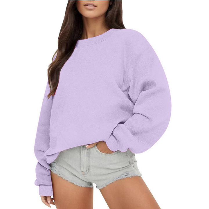 Ladies Oversized Sweatshirt with Wide Sleeves Lune London