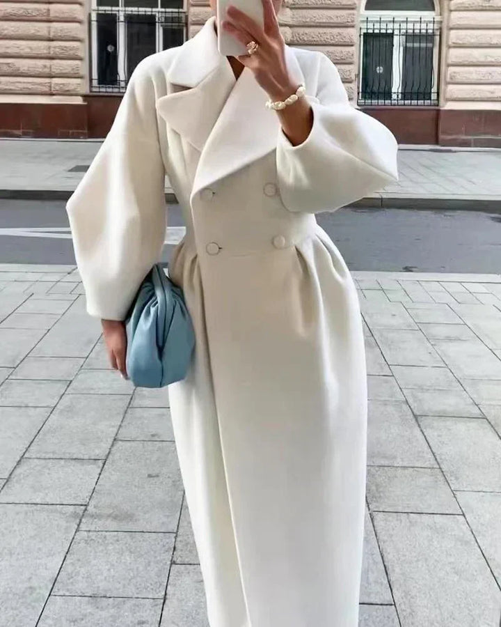 Amarae | Coat - Double-breasted - Plus Size Sleeves - Tailored Fit - Elegant & Chic