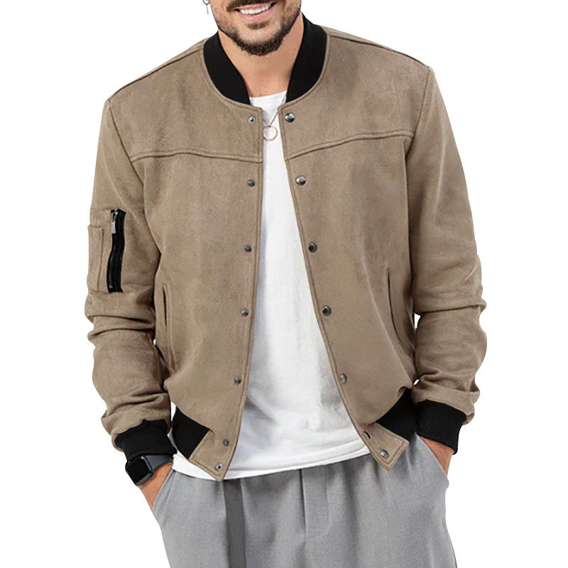 Sporty bomber jacket for men with practical pockets Lune London