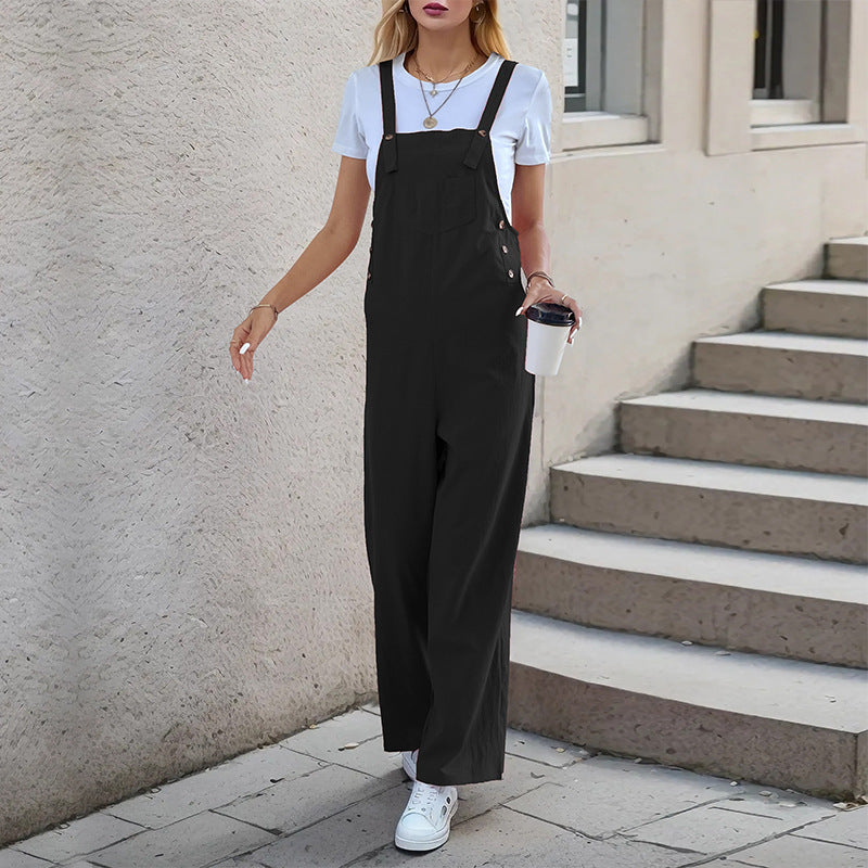 Women's Casual Wide Pants Jumpsuit Lune London