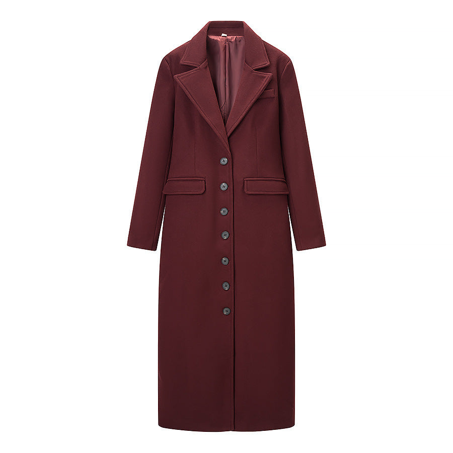 Manteau trench élégant pour femme au design minimaliste avec poches pratiques Chic & Stil
