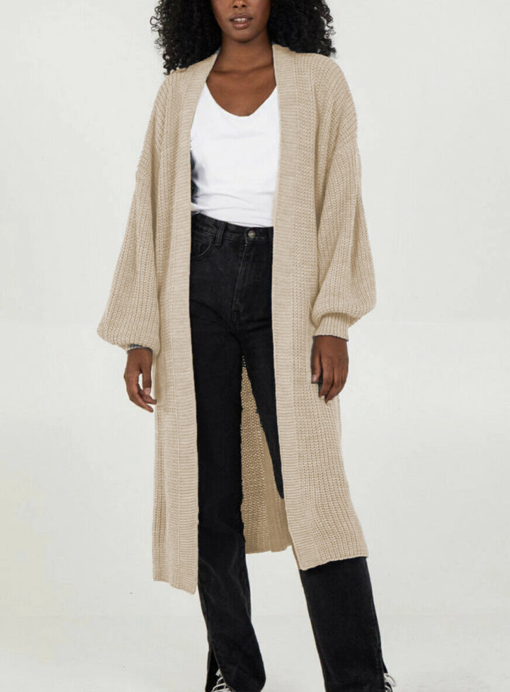 Manteau en tricot pour femmes au design décontracté oversize Chic & Stil