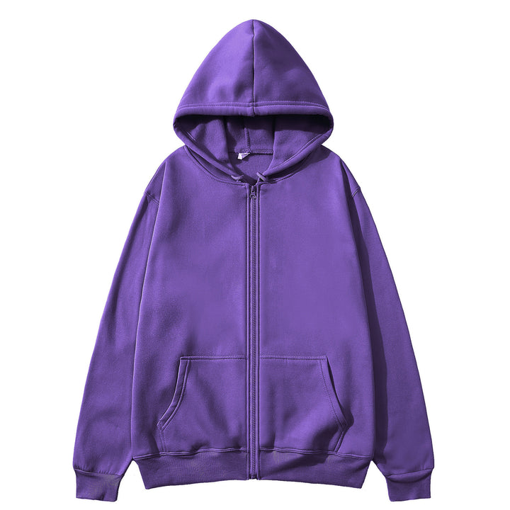 Women’s fleece hooded jacket with full zipper Lune London