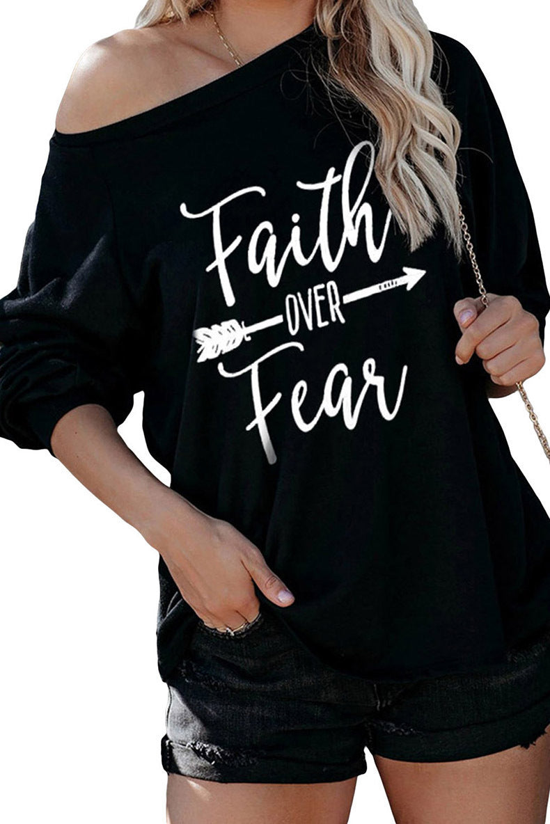 Oversized sweatshirt for women with Lune London graphic print