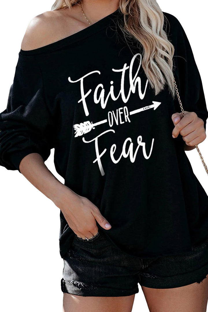 Oversized sweatshirt for women with Lune London graphic print