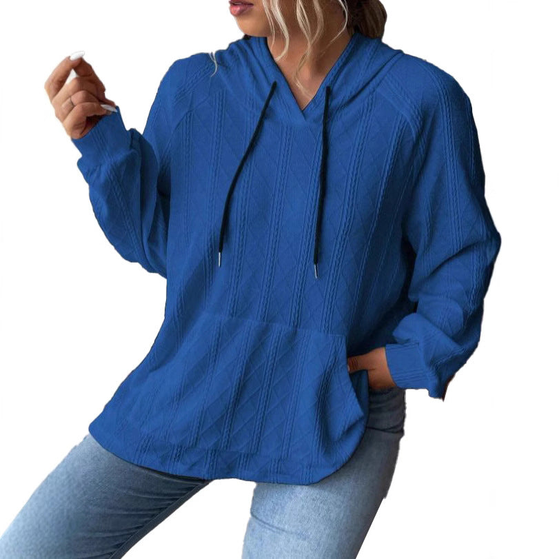 Comfortable textured hoodie for women Lune London