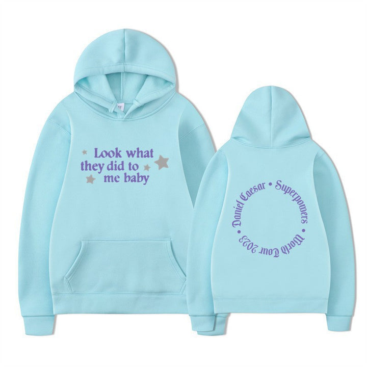 Women's hooded sweatshirt with creative slogan and unique design Chic & Stil