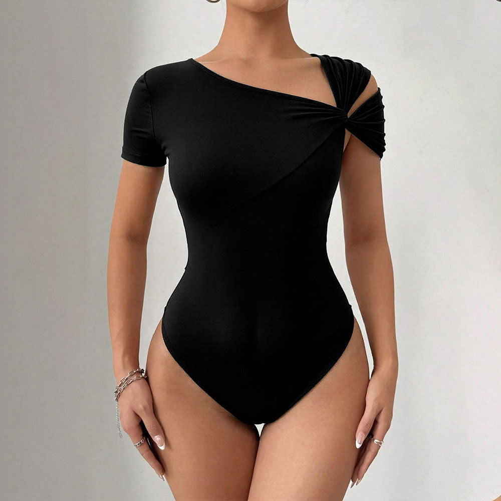 Asymmetrical cut and draped women's body Chic & Stil