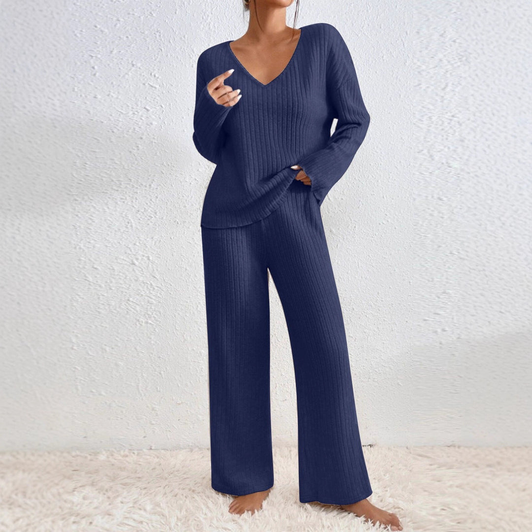 Chic and Stylish Casual Knit Loungewear Set for Women