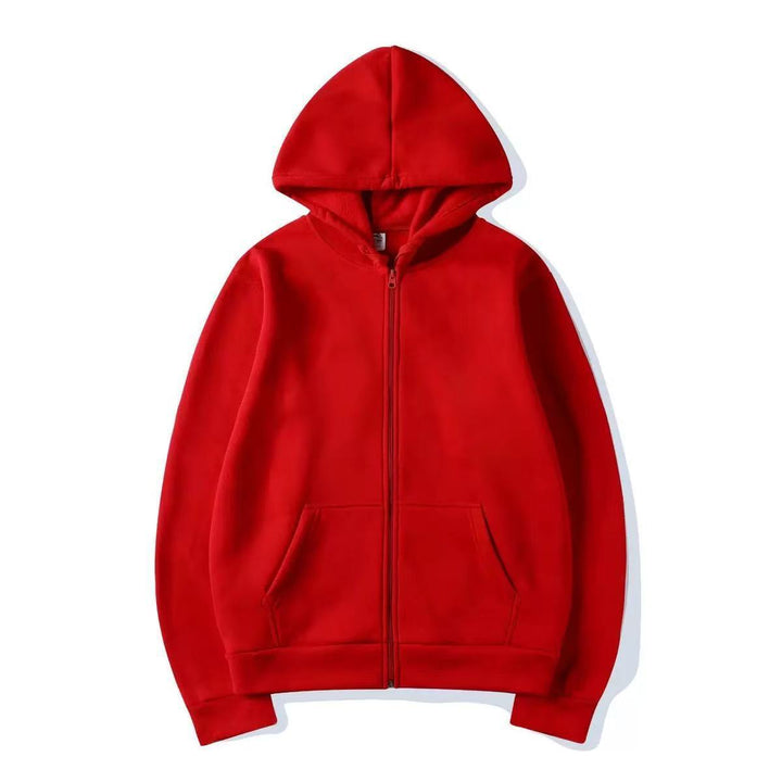Hooded jacket for ladies in high-quality cotton blend with full zipper Lune London