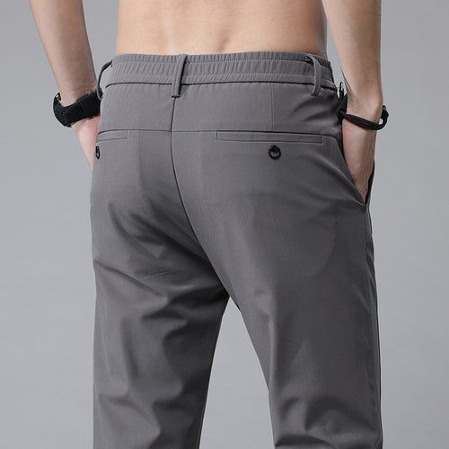Modern chinos for men with elastic waistband and practical pockets Amarae