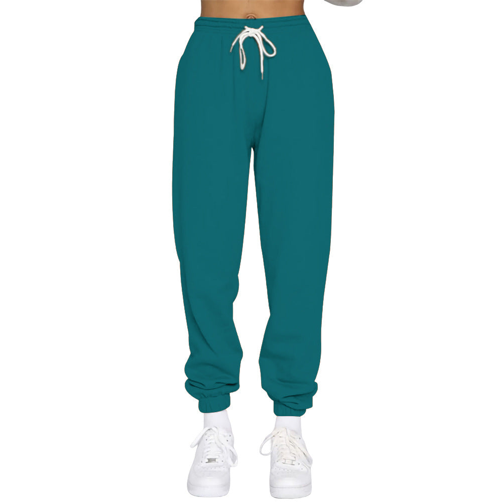 Comfortable women's joggers with adjustable waistband and elastic cuffs Lune London