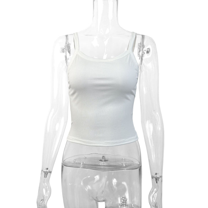 Women's ribbed tank top with a form-fitting cut Lune London