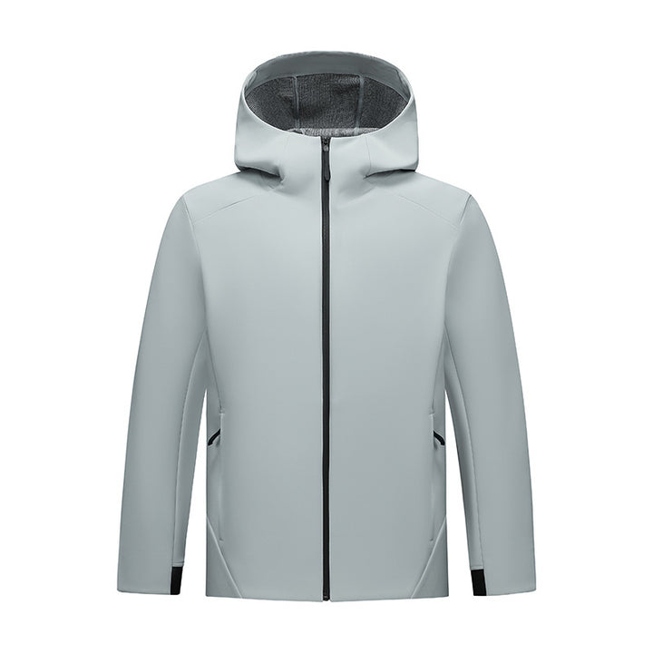 Women's Tailored Softshell Jacket with Hood and Fleece Lining Amarae