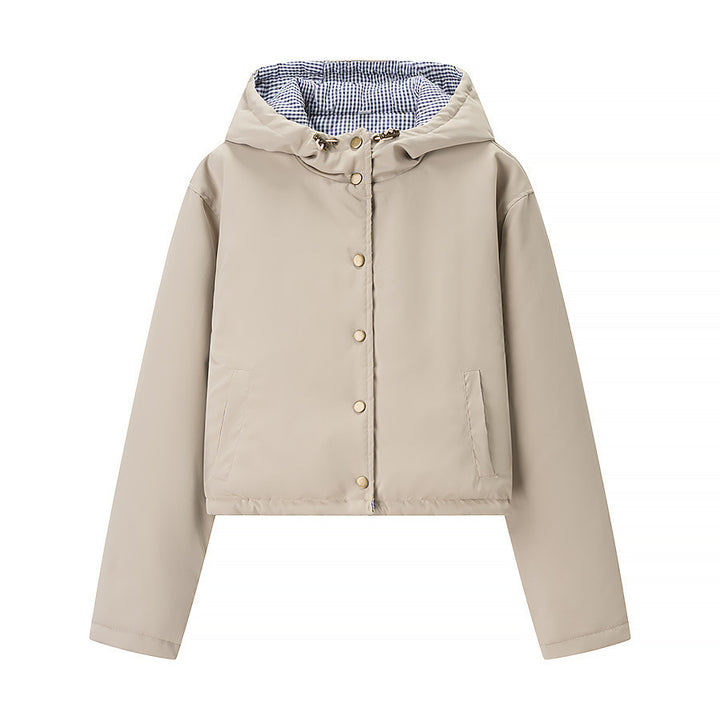Modern women's cropped transition jacket Lune London