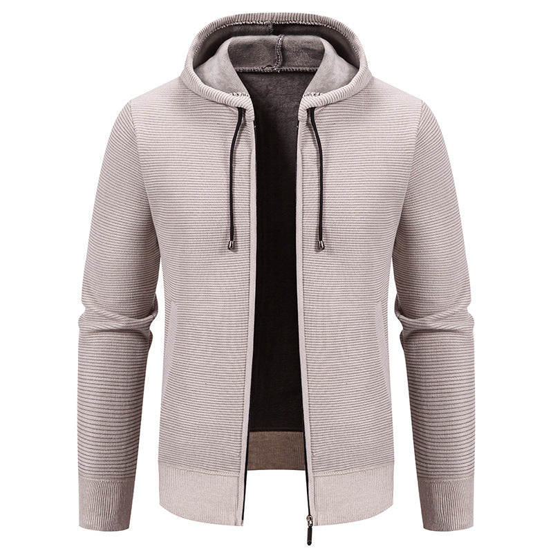 Men's hooded jacket with a modern structure design and insulated lining Lune London